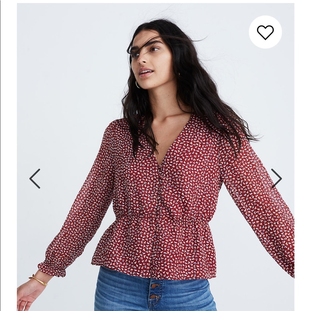 Madewell Overture Top in Ditsy Flowers